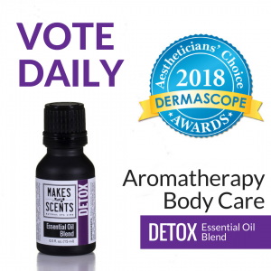 DERMASCOPE Magazine - Aestheticians' Choice Award Aromatherapy 2018 - Detox Essential Oil Blend