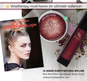 Les Nouvelles Esthétiques & Spa Magazine October 2015 - Makes Scents Natural Spa Line