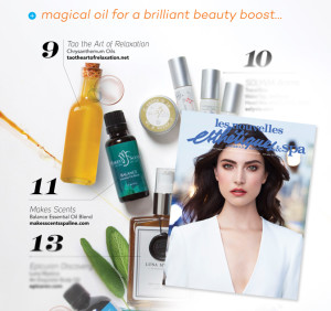 Les Nouvelles Esthétiques & Spa Magazine January 2016 - Makes Scents Natural Spa Line