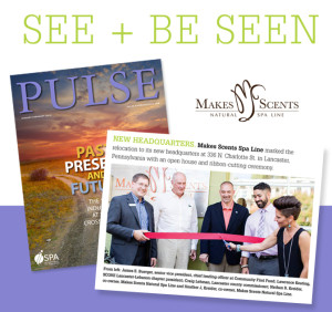 International Spa Association PULSE Magazine January 2016 - Makes Scents Natural Spa Line