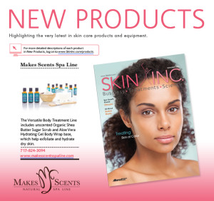 Skin Inc Magazine November 2015 - Makes Scents Natural Spa Line