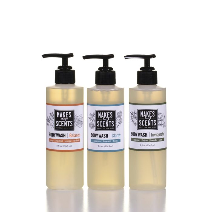 Balance - Clarify - Invigorate Body Wash- Vegan - Cruelty-Free - Sulfate-Free - Makes Scents Natural Spa Line