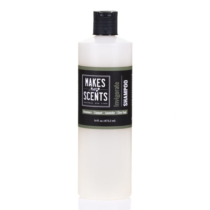 Invigorate Shampoo - Sulfate-Free - Vegan - Natural - Cruelty-Free - Makes Scents Natural Spa Line