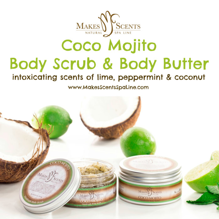 Coco Mojito Body Scrub_Butter - Makes Scents Natural Spa Line