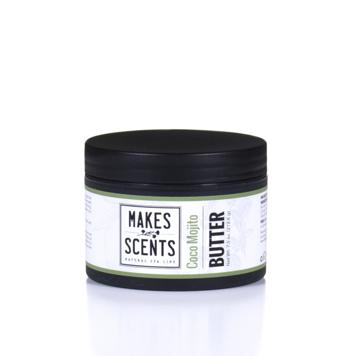 Coco Mojito Body Butter - Vegan - Natural - Cruelty-Free - Makes Scents Natural Spa Line