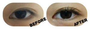 DIY Mascara - Before After