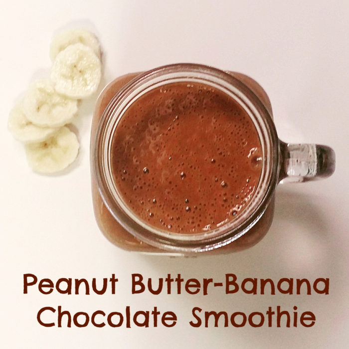 PB Banana Chocolate Smoothie