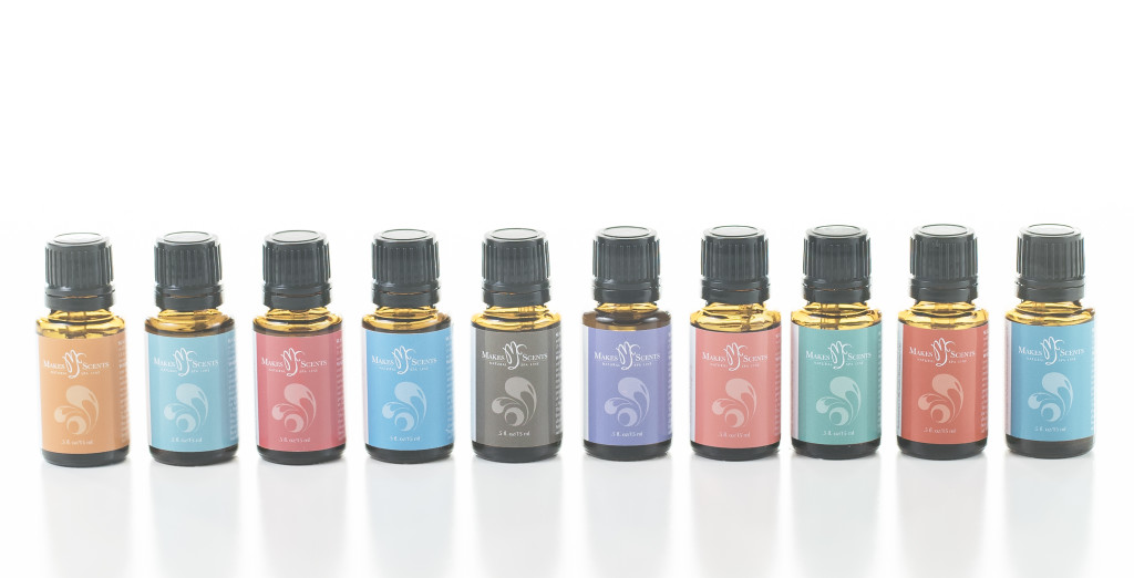 Certified Pure Essential Oil Blends - Makes Scents Natural Spa Line